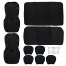 9pcs/set Universal Car Seat Cover Breathable Auto Front Back Seat Protector