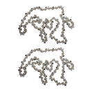 Pack of 2 22inch 76 Drive Links Universal Chainsaw Saw Chain for STIHL Husqvarna