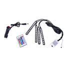 Car RGB LED Strip Light Styling Decorative Atmosphere Lamps Car Interior Lightâ„–[
