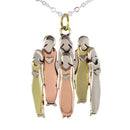 Necklace Best Friends Pendant Necklace Two Sisters