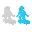 Skateboard DIY Cutting Dies Stencils Scrapbooking Embossing Album Card Gift