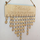 Wooden Calendar Plaque Family Birthday Special Date Reminder Board DIY Decor
