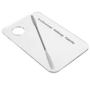 Women Acrylic Transparent Nail Art Palette Pallet Tool Blending Pigment Spa C5S9