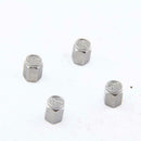 Motorbike 14x12MM Car Gray Wheel Tyre Tire Valve Dust Stem Air Cap Pack of 4
