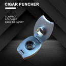 3-in-1 Stainless Steel Cigar Puncher Folding Portable Durable Cigar Cutter new