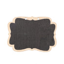 12Pcs/set Hanging Rope Wooden Blackboard Message Black BoardB Hn