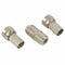 3 x F TO F CONNECTORS, JOINERS, COUPLERS FOR MALE F PLUG + PLUGS X3 C2I9