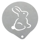 6pcs/lot Stainless Steel Metal Chocolate Coffee Art Mould Coffee Stencils L W Gw