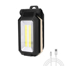 3W LED+COB USB IP44 Work Light Magnetic Folding Car Inspection Repair Lamp Torch