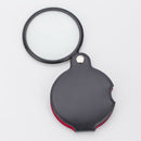 Portable Handheld Magnifier 8X Leather Magnifier Reading Monocle Jewelry Gla Ew