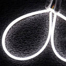 2PCS 60CM LED Car DRL Daytime Running Lamp Strip Lights Flexible Soft Tu RRC