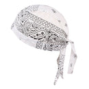 Men's Turban Soft Cotton Chemo Cancer Cap Muslim Beanie Head Scarf Hat White