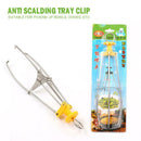 Stainless Steel Hot Bowl Holder Dish Clamp Pot Pan Gripper Hot Plate Clip