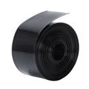 5M Black PVC Heat Shrink Wrap Tubing 23mm Width for 1xAA Battery C3A6