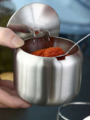 Kitchen Stainless Steel Seasoning Container set Spice Jar Spice Rack Newest Use