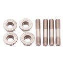 Stainless Steel Stud Nuts M8X1.25 42mm W/flange for T25 T28 Exhaust new hot