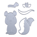 Cute Squirrel Cutting Die DIY Scrapbook/Photo Album Embossing Metal Stencil