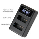 Mamen LP-E12 LPE12 LP E12 Camera LCD USB Dual Battery Charger for M 100D Ki