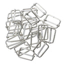40Pcs Metal Vest Buckle Adjustable Suspender Slide For Bags Strap Belt Craft