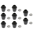 8 Pieces Bass Drum Legs Parts Floor Tom Legs Feet For Percussion Instrument