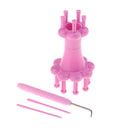 Mini Spool Crochet Loom Knitter Knitting Yarn Wool Rope Hook Knitting Tool