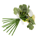 Bride Flowers Bouquet - Artificial Flower Silk Jasmine Wedding Decor Green