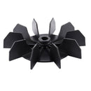 Replacement 0.5" Inner Bore 10 Impeller Air Compressor Motor Fan Blade BlackD5M2