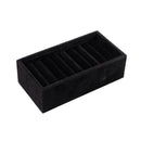 Velvet Inserts Bangle Bracelet Display Tray Jewelry Display Case (Black)