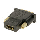 DVI-I Dual Link (24+5 pin) Male to HDMI Standard Female Adapter for HDTV