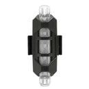 Bright Bicycle Light Rechargeable Tail Light Set Road Safety Accessory White