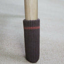 8Pcs fit Girth 9-18cm Hardwood Floor Slider/Chair Leg Socks ~Brown