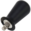 51mm Black Espresso Tamper with Stainless Steel Calibration Barista Flat Co E9K5