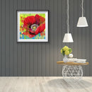 5D DIY Diamond Painting Bright Flower Full Round Drill Embroidery (LG141)