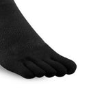 Nylon Women Men Sports Ankle Sock Running Hiking Camping Short Toe Sock Black