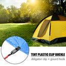 Outdoor Camping Tent Awning Clamp Tarp Tarpaulin Nylon Snap Clips (1pc)