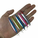 5Pcs Lead Fishing Lure,Metal Fishing Jigs Saltwater Sea 4.1in 0.88oz Iron L Z9Q6