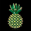 Elegant Pineapple Pins Brooch Rhinestone Badges Jacket Jewelry Ornaments