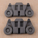 2pcs Lower Dishwasher Wheels fit for KitchenAid Amana W10195416V Dark grey