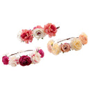 5Pcs Flower Crown Wreath Floral Garland Headbands for Wedding Beach Festival