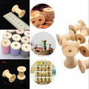 120x Empty Thread Spools Reels for Bobbin Cord Sewing DIY 15x13mm/30x22mm