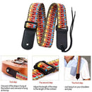 Exquisite Priting Ukulele Hawaii Guitar Strap Belt Musical Instrument Parts New