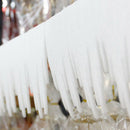 3x White Snowflake Ice Strip Foam Christmas Decoration Xmas Party Supplies Hs