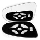 Left Passenger Side Heated Electric Wing Mirror Glass For VW GOLF Mk6 09-12