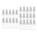 25pcs Portable Mini Fine Mist  Sprayer Bottles With Pump Cap 10ml