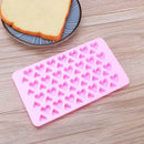 56 Holes Mini Heart Shaped Silicone Ice Cube Mold Bake Mold Cooking Tools