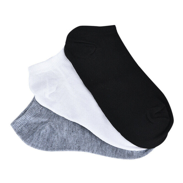3Pairs Sport Men Socks Breathable Fitted Ankle Socks Short Socks Slippers Meiâ„–[