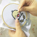 10Pieces Round Wooden Embroidery Hoops Set-5Pcs 4 Inch and 5Pcs 6 Inch Adju