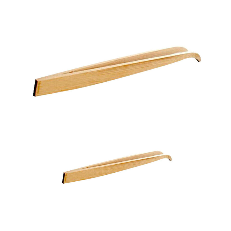 2Pcs Eco-Friendly Bamboo Tweezers Pet Insects Bugs Frogs Gardening  Raising
