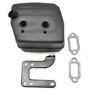 Chainsaw Exhaust Muffler with Support Gasket Plate for Husqvarna 61 66 162  W1Q9