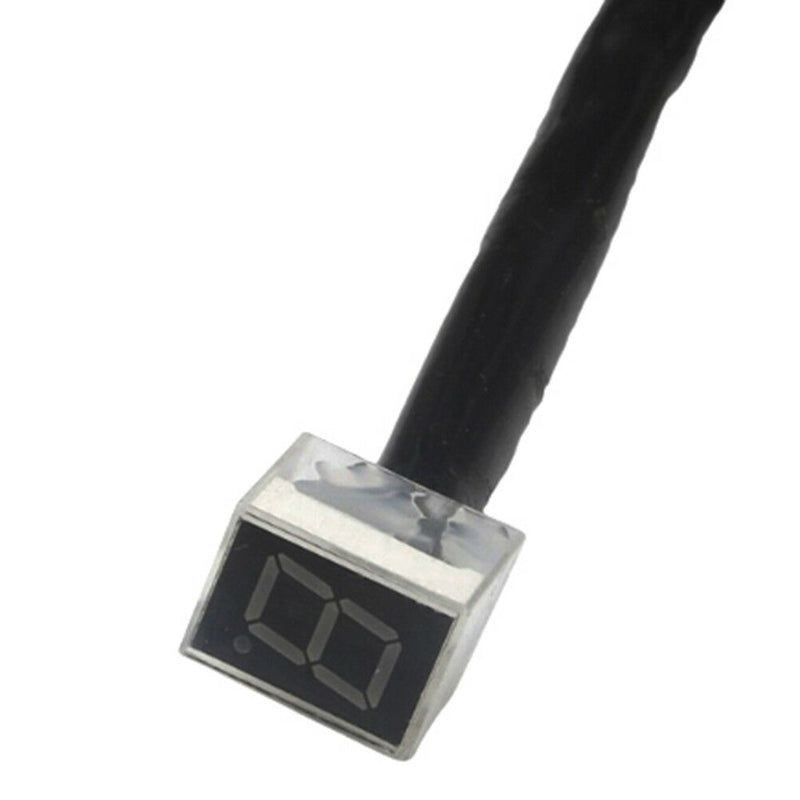 7-Line modified motorcycle led digital gear indicator shift lever sensor-red FT